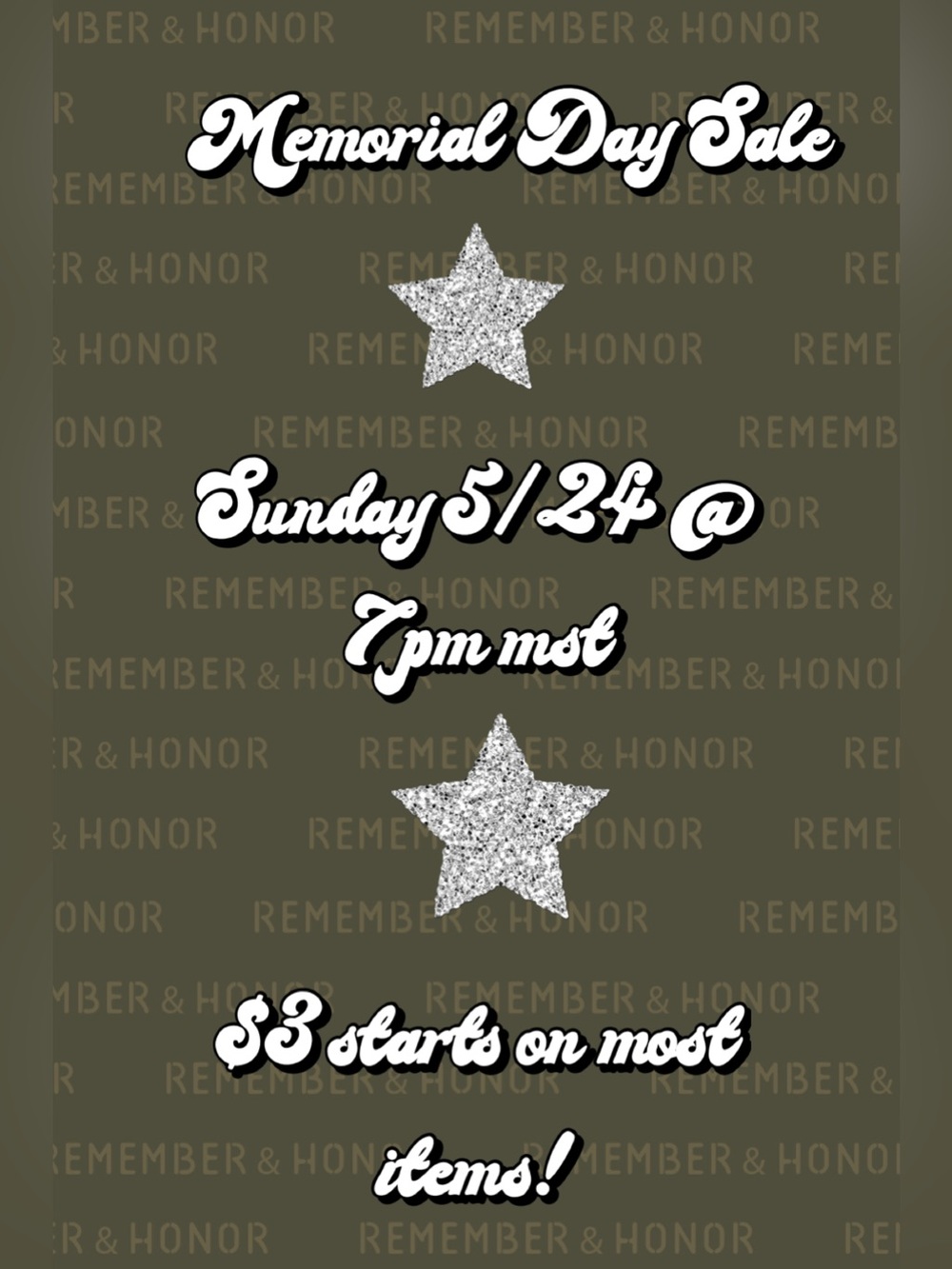 Memorial Day Sale
